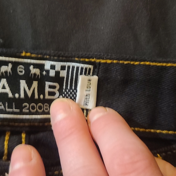 L.A.M.B. Full Back Zip Jeans - Picture 14 of 16
